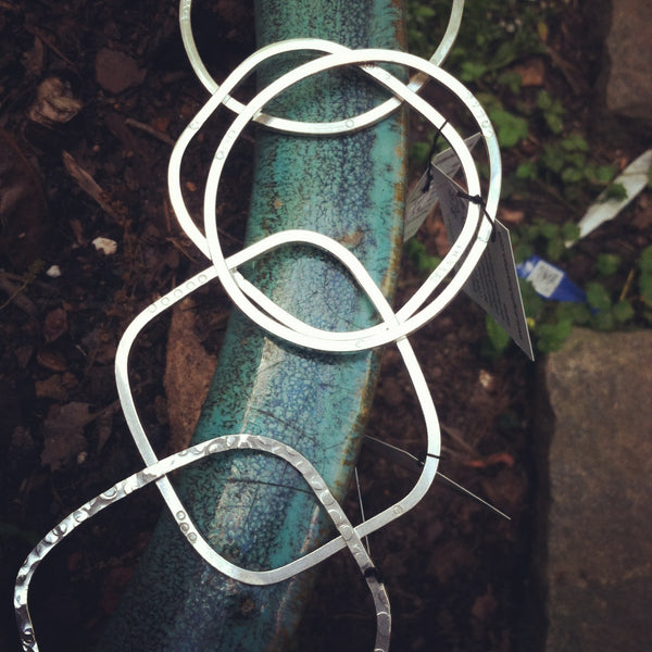 Jingle jangle silver bangle - English Norman