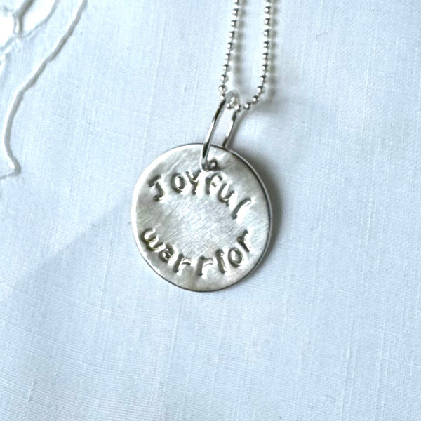 Joyful Warrior necklace