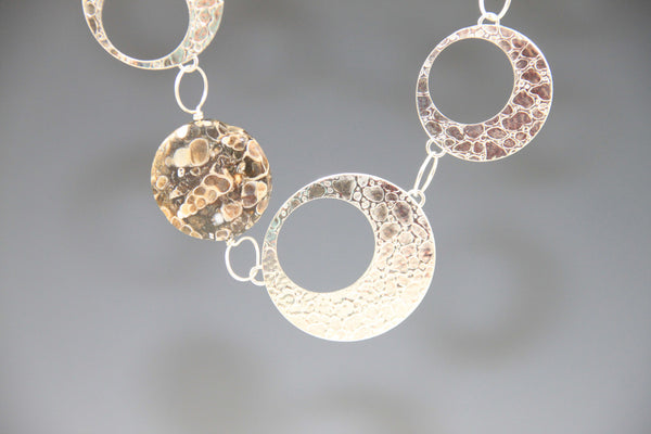 Full Eclipse necklace with turritella agate