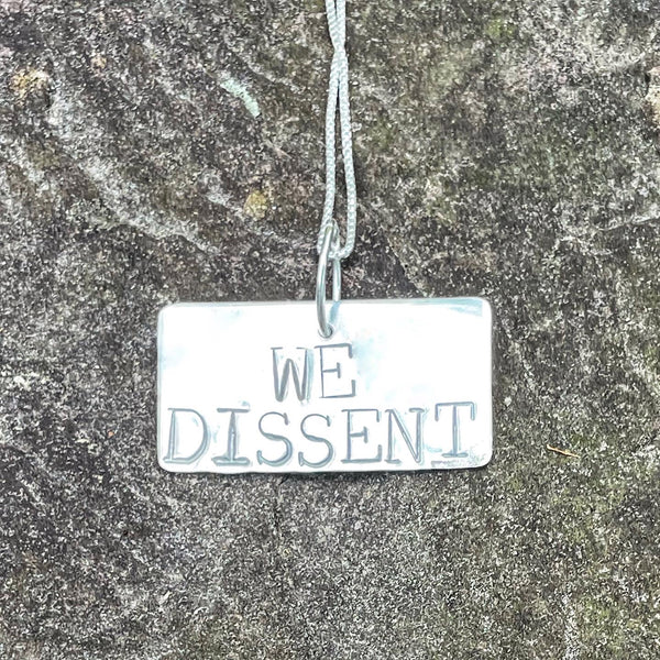 WE DISSENT Pendant necklace