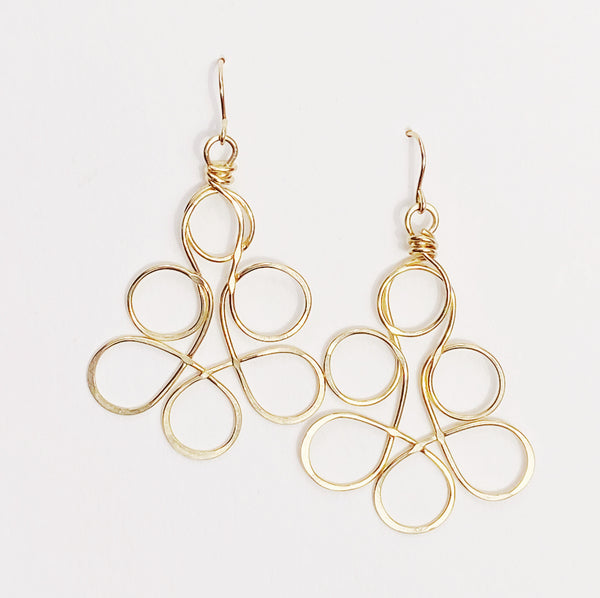 Pyramid Scheme Twizzle Earrings