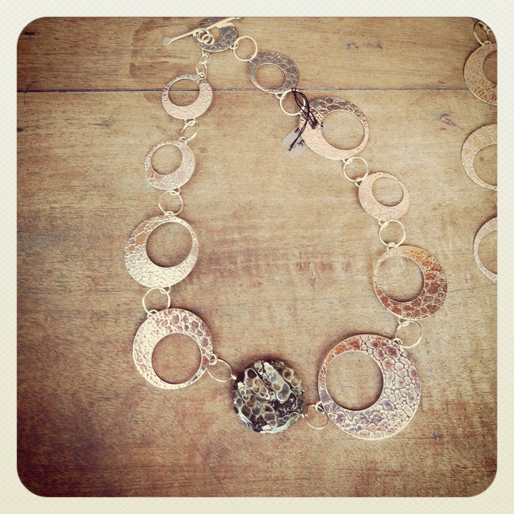 Full Eclipse necklace with turritella agate